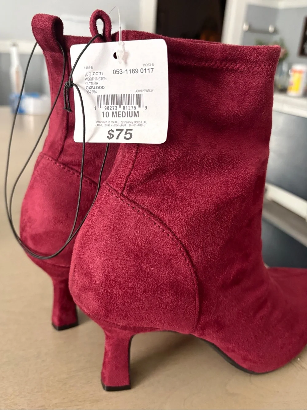 Worthington Suede Heeled Ankle Boot